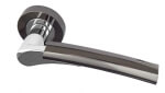 Arkus Lever Door Handle Set (Black Nickel)
